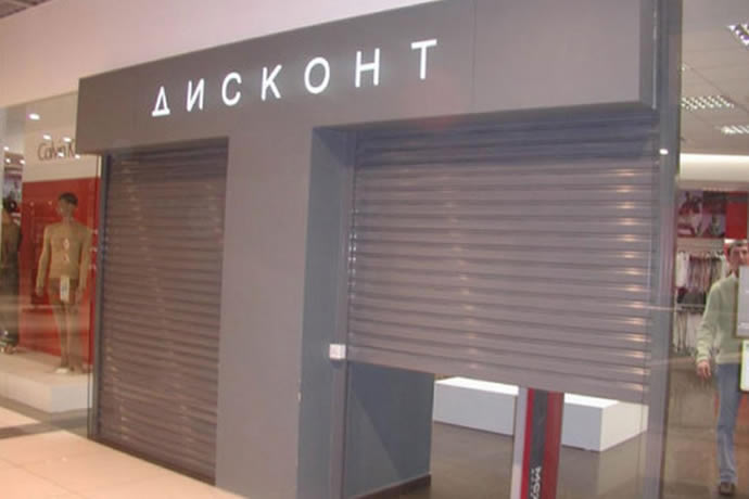 Металлические рольставни на витрину магазина в Волжском Металлические рольставни Волжский